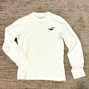 HOLLISTER California, long sleeved waffle style shirt, crew neck,  Unisex